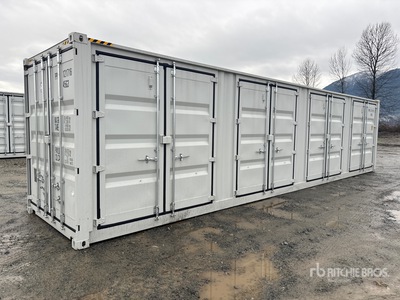 2025 40 ft High Cube Multi-Door Storage Container