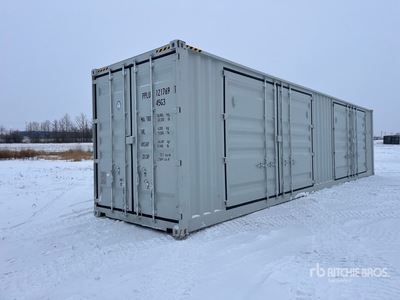 2025 40 ft High Cube Multi-Door Storage Container