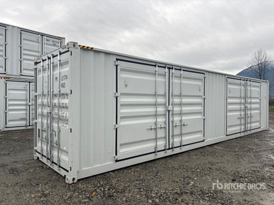 2025 40 ft High Cube Multi-Door Storage Container