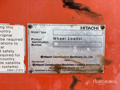 2019 Hitachi ZW220-6 Wheel Loader