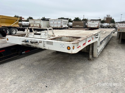 2014 Trail King TK80HT-512 48 ton 51 ft T/A Hydraulic Tail Trailer