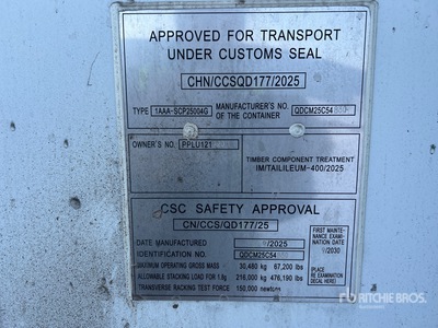 2025 40 ft High Cube Multi-Door Storage Container