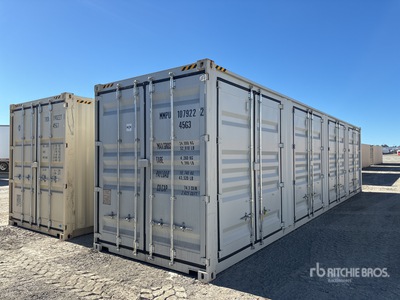 2025 40 ft High Cube Multi-Door 40 Ft One-Way High Cube Storage Container (Unused)