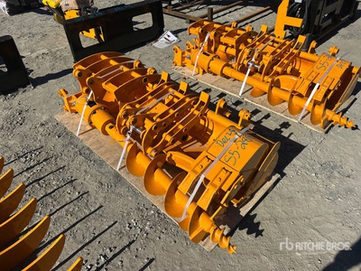 Quantity of (8) 2025 GIYI Cat 301 VCA-8 Mini Excavator Attachments Accessoire divers pour excavatrice - Fits Cat 301 (Unused)