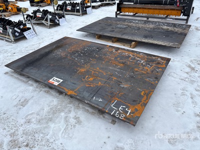 Quantity of (2) Pallets of 2026 AGT 5ft x 8ft 5 ft x 8 ft (16 mm Thick) Qty of 2 Steel Plates (Unused)