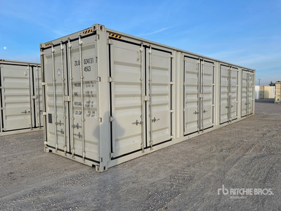 2025 40 ft High Cube Multi-Door Storage Container