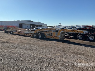 2006 Trail King 65 ton 2+2+2 Removable Gooseneck Remorque Surbaissée