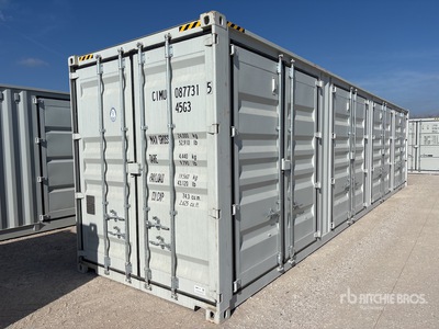 2025 40 ft High Cube Multi-Door Storage Container