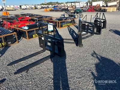 Quantity of (4) 2026 Mower King SA 48 in Skid Steer Forks (Unused)