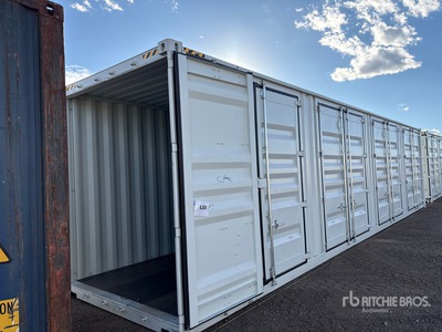 2026 40 ft High Cube Multi-Door Storage Container