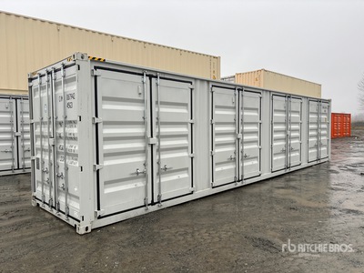 2026 40 ft High Cube Multi-Door Storage Container