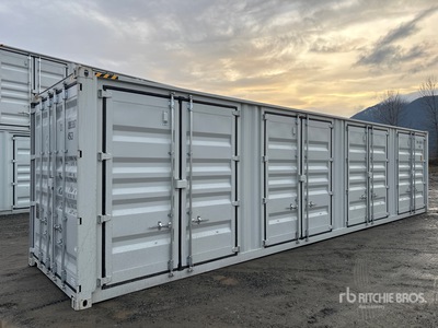 2026 40 ft High Cube Multi-Door Storage Container