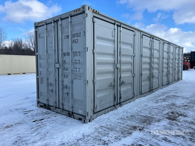 2025 40 ft High Cube Multi-Door Storage Container