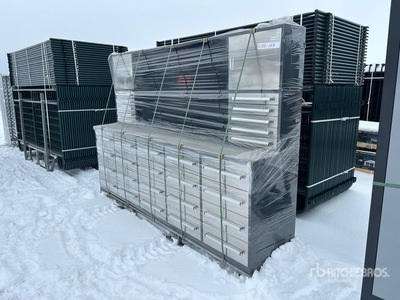 2026 Suihe NWB-10DS-2-7 9 ft 6 in 30-Drawer Workbench (Unused)