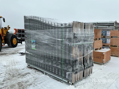 Quantity of (10) 2026 Suihe NG-20D-10 10 ft x 7 ft 6 in Wrought Iron Bi-Parting Oprit Poort (Unused)