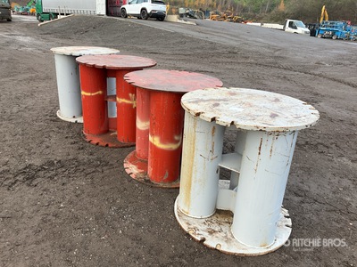 Quantity of (4) Steel Reel معادن متنوعة