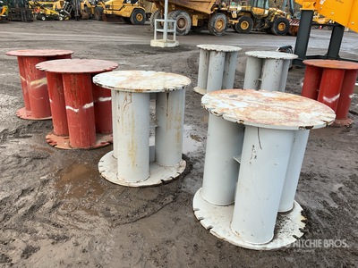 Quantity of (4) Steel Reel معادن متنوعة