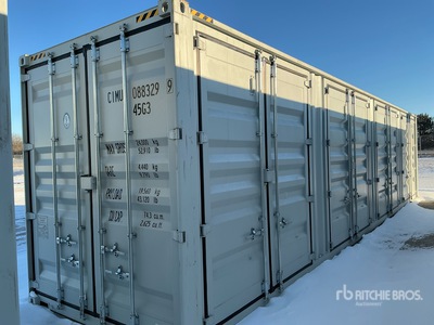2025 40 ft High Cube Multi-Door Storage Container