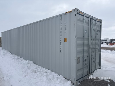 2026 40 ft High Cube Multi-Door Storage Container
