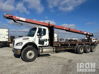 2008 Freightliner M2 106 8x4 Flatbed Truck with Conveyor