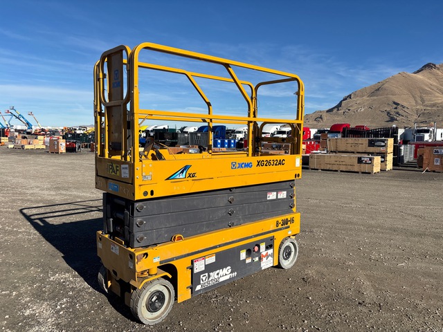 2023 XCMG XG2632AC Electric Scissor Lift (Unused)