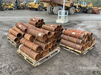 Quantity of (5) Pallets of Steel Tuyau