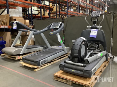 (1) Stex S16E Elliptical & (3) Technogym Run Med Treadmills