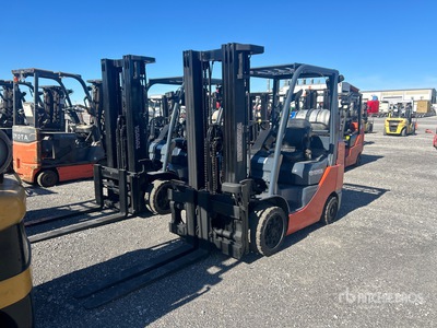 2014 Toyota 8FGCU30 5250 lb Cushion Tire Forklift