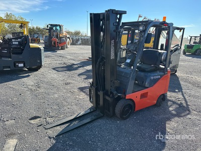 2016 Toyota 8FGCU15 2000 lb Cushion Tire Forklift