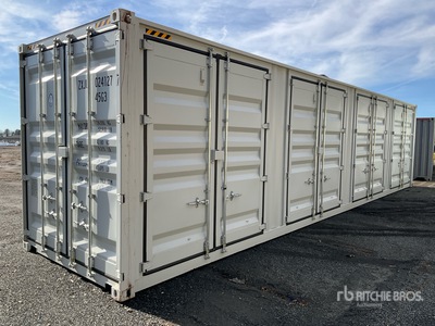 2025 40 ft High Cube Multi-Door Storage Container