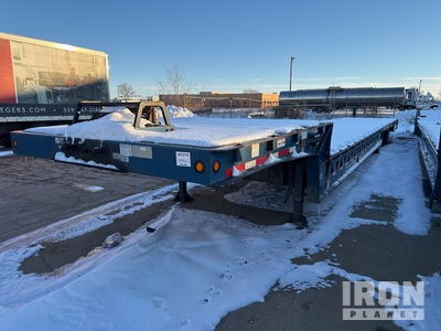 2016 Trail King TK80HT 98000 lb 52.6 ft T/A Hydraulic Tail Trailer