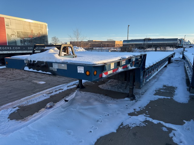 2016 Trail King TK80HT 98000 lb 53 ft T/A Hydraulic Tail Trailer