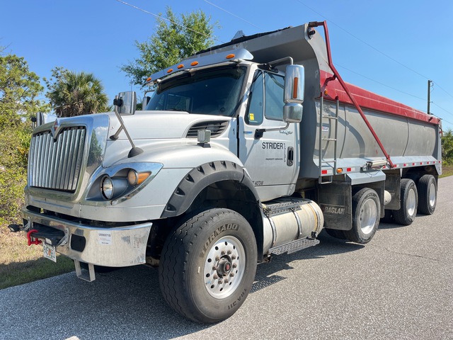 2012 International 7600 8x4 Tri/A Dump Truck