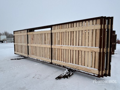 Quantity of (4) Wind Fence