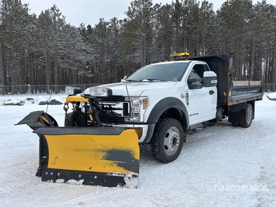 2019 Ford F-550 XLT 4x4 شاحنة كشط الثلج