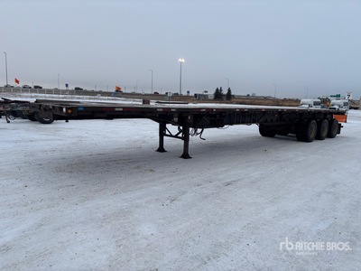 2013 Manac 53 ft Tri/A Extendable Remolque caja abierta