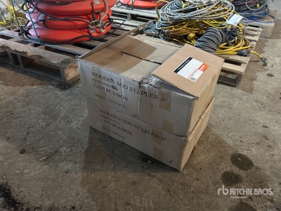 Quantity of (2) Boxes of 6 in Sod Staples