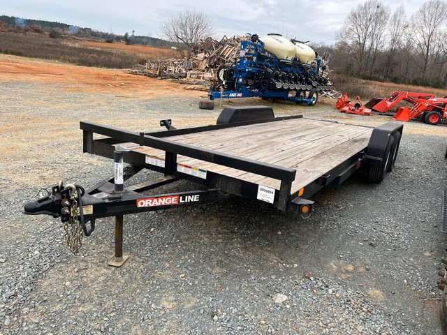 2022 Orange Line TH70-20BK4AR2B 20 ft T/A Equipment Trailer