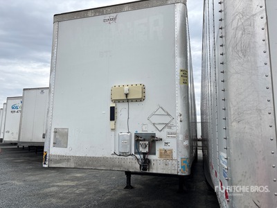 2016 Wabash DVCVHPC 53 ft x 102 in T/A Van Trailer