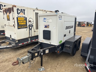 Doosan G70 58 kW Mobile Generador    (Inoperable)