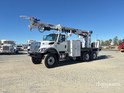 2021 Versalift TMD4060T on 2022 International HV507 6x6 Digger Derrick Truck (Unused)