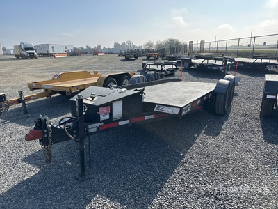 2022 Pratt 19 ft T/A Remorque Basculante Pour Équipement