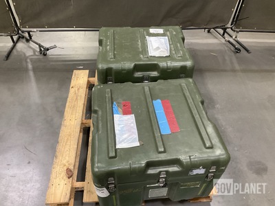 (2) General Dynamics 99-2800734-5 Storage Cases
