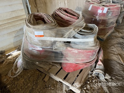 Quantity of (9) 6 In Lay Flat Tuyaux