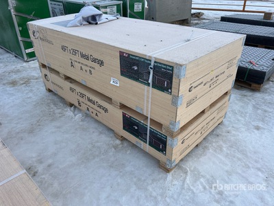 2026 KJ K4525G 25 ft x 45 ft Double Garage Metal (Unused)