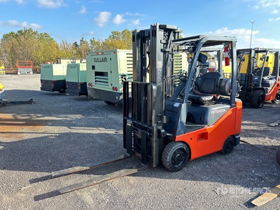 2017 Toyota 8FGCU18 6927 lb Cushion Tire Chariot Élévateur