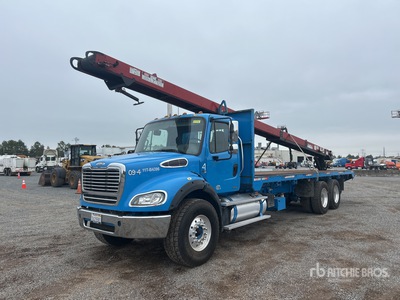 2011 Freightliner M2106 6x4 Flatbed Truck with Conveyor