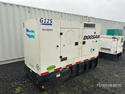 2013 Doosan G125 Skid-Mounted مولد