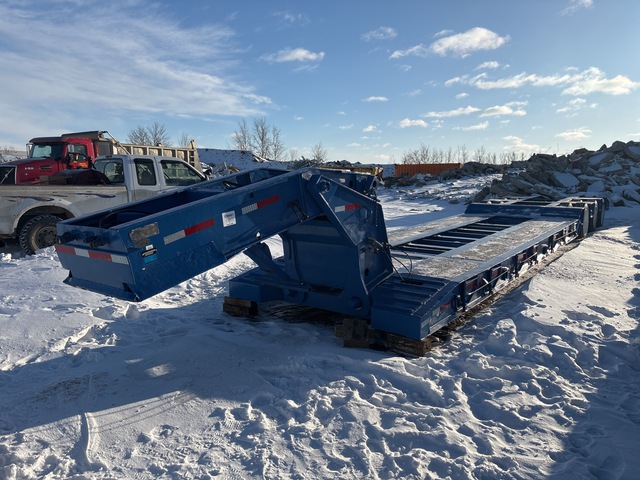 1978 Artic Tri/A Double Drop Removable Gooseneck Lowboy Trailer