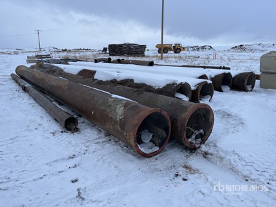 Quantity of (7) 50 Ft x 32 In Lined Rura